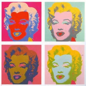 Marilyn Marilyn ผลงาน Andy Warhol